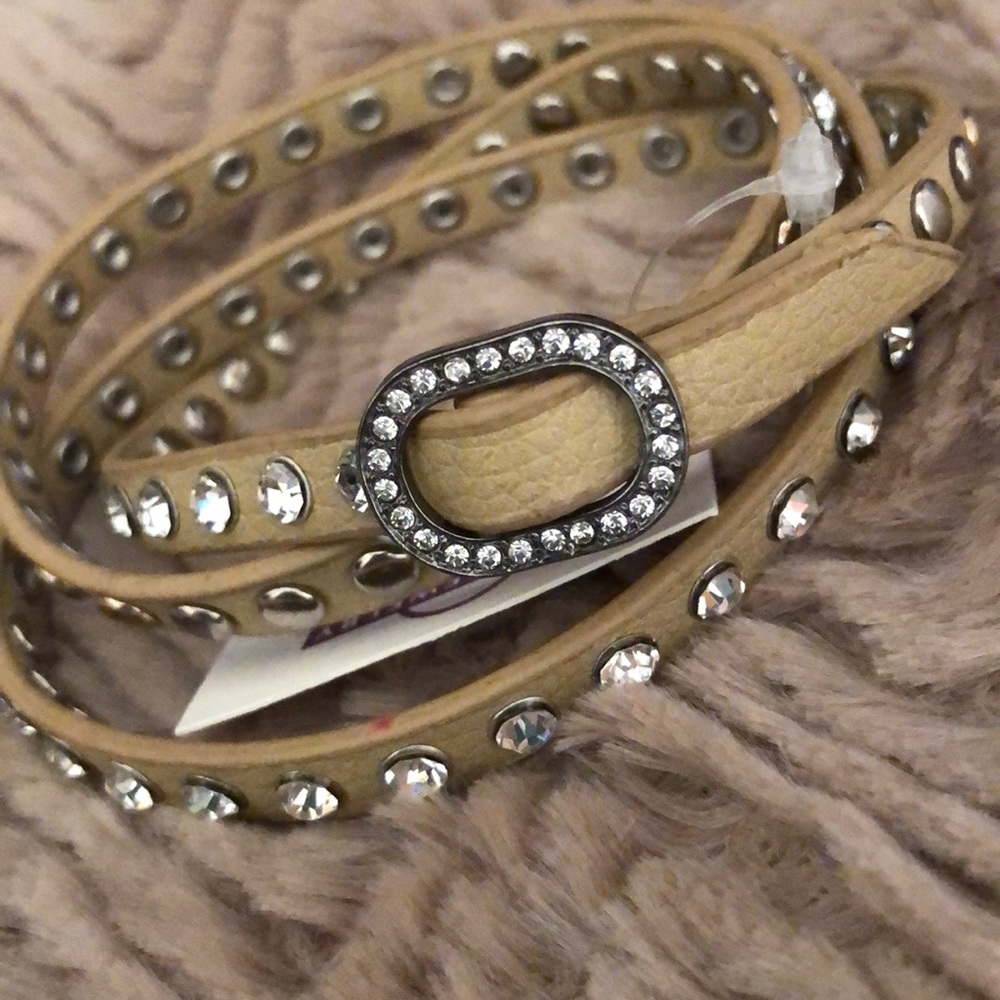 3/$20 Brown Leather Wrap Bracelet w/ Buckle NWT - Picture 2 of 5